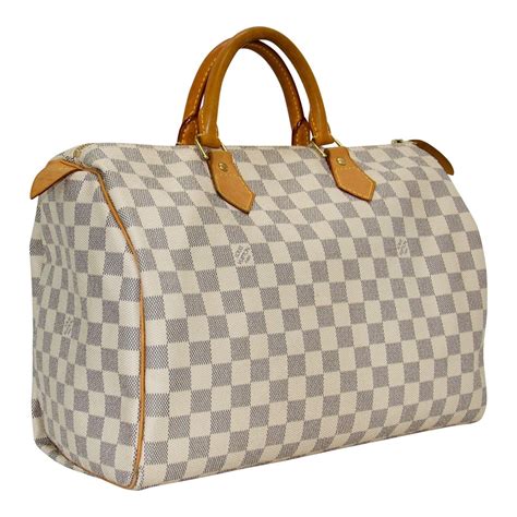 louis vuitton speedy 35 damier azur review|authentic louis vuitton speedy 30.